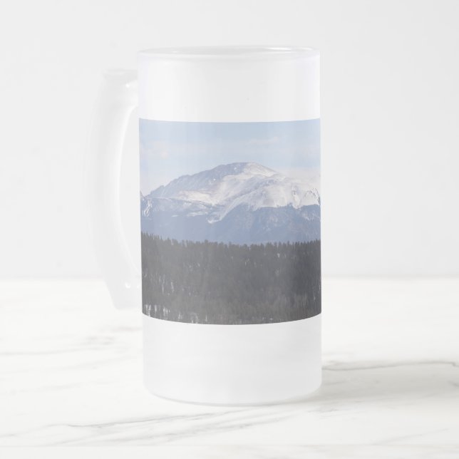 Pike's Peak Mattierte Tasse (Vorderseite Links)