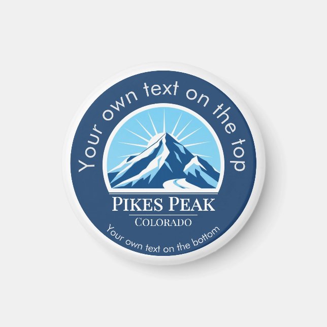 Pikes Peak Mountain Colorado Souvenir Magnet (Vorne)