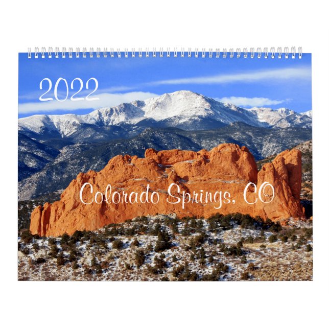 Pikes Peak Mountain, Colorado Springs, CO Kalender (Titelbild)