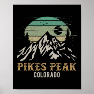 Pikes Peak National Park Waren Hiking Pikes Poster