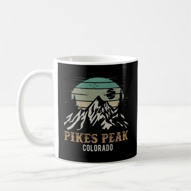 Pikes Peak Nationalpark Merchandise Wandern Kaffeetasse (Links)