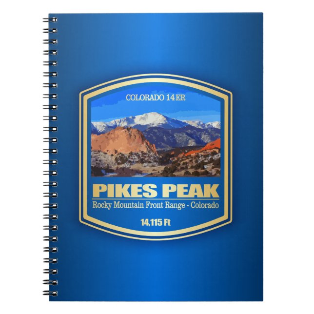 Pikes Peak Notizblock (Vorderseite)