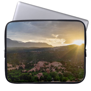 Pikes Peak Sunset Haze Laptop-Sieb Laptopschutzhülle