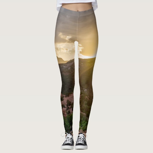 Pikes Peak Sunset Haze Leggings (Vorderseite)