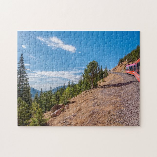 Pikes Peak Train Ride Jigsaw Puzzle (Horizontal)