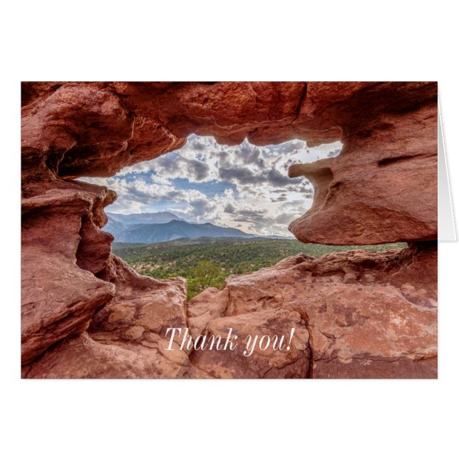 Pikes spitzen sich durch eine Rock Hole Dankeschön (Vorderseite (Horizontal))