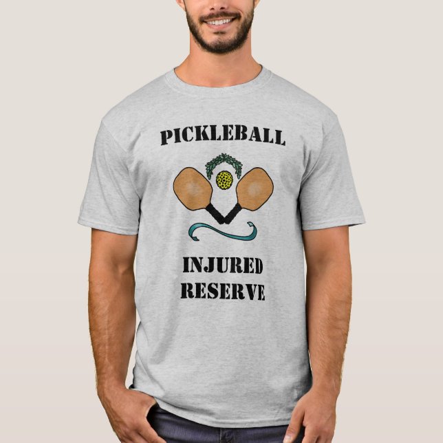 Pikleball Injury T - Shirt (Vorderseite)