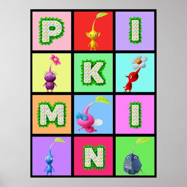 Pikmin-Helden Poster (Vorne)