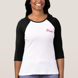 Pilaki Pono Damen 3/4 HülseRaglan (angepasst) T-Shirt