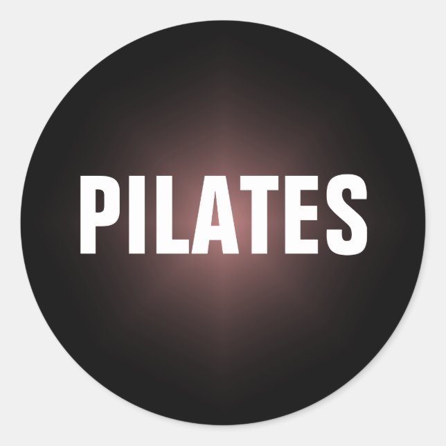 PILAT-Aufkleber Runder Aufkleber (Vorderseite)