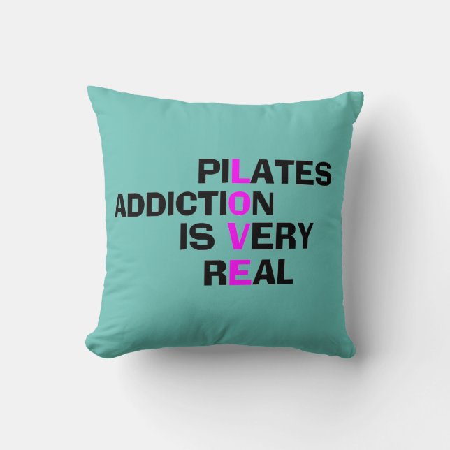 Pilates Addiction - Studio Decks Kissen (Vorderseite)