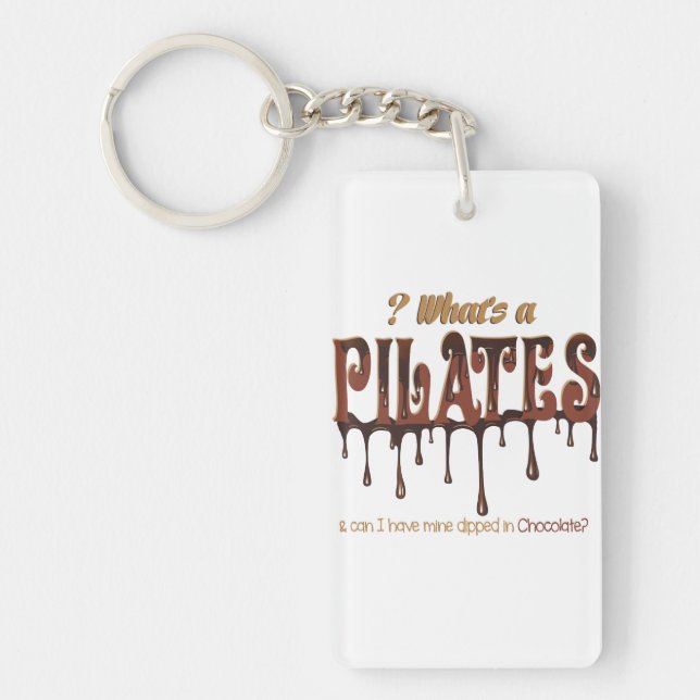 Pilates amusants trempés dans du chocolat (Devant)