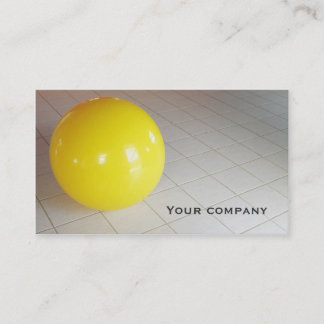 "Pilates Ball" Doppeltgesicht Visitenkarte