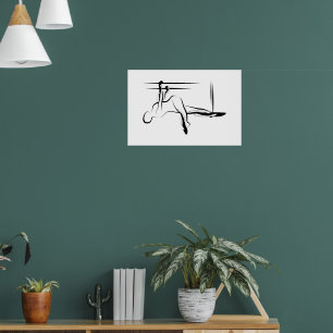 Pilates Big Drehung Pose - Cadillac Poster