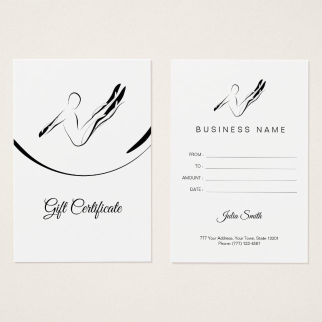 Pilates Boomerang pose (Vorne & Hinten)