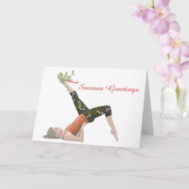 Pilates Cartes de Noël Vélo