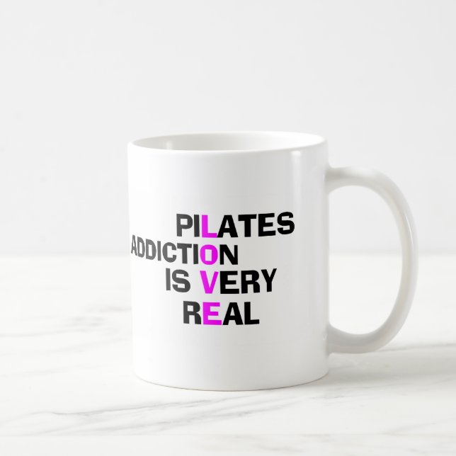 Pilates Coffee Mug - Dons amusants (Droite)