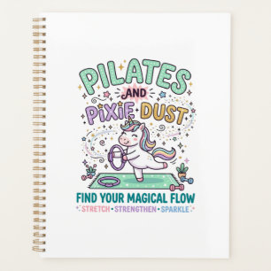 Pilates de licorne et poussière de pixie typograph
