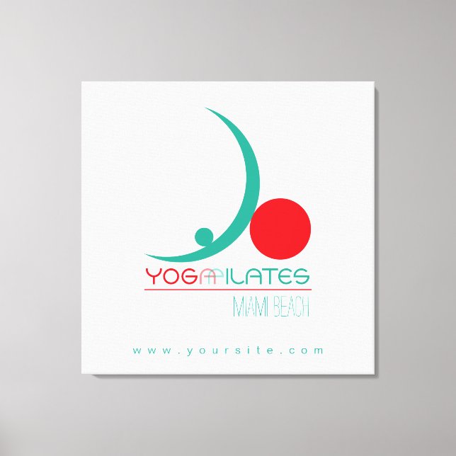Pilates de Yoga - Toile Enveloppée (Recto)