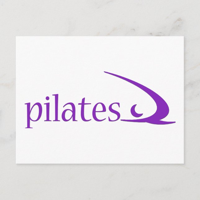 Pilates Design! Postkarte (Vorderseite)