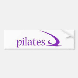 Pilates Entwurf! Autoaufkleber