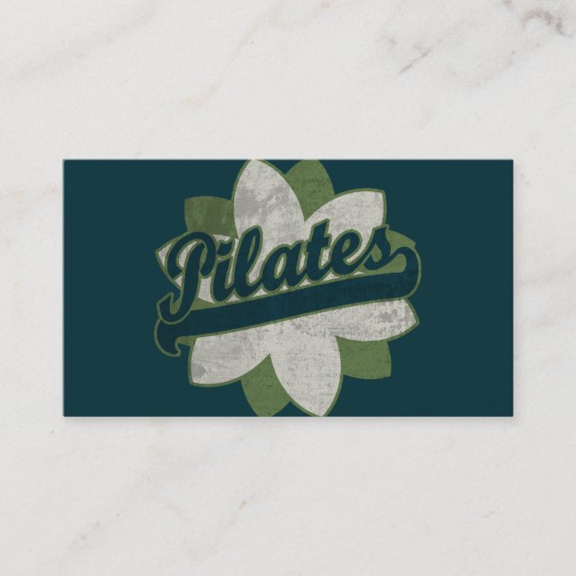Pilates Flower Visitenkarte (Vorderseite)