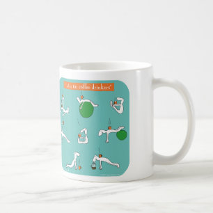 pilates für Kaffeetrinker Kaffeetasse
