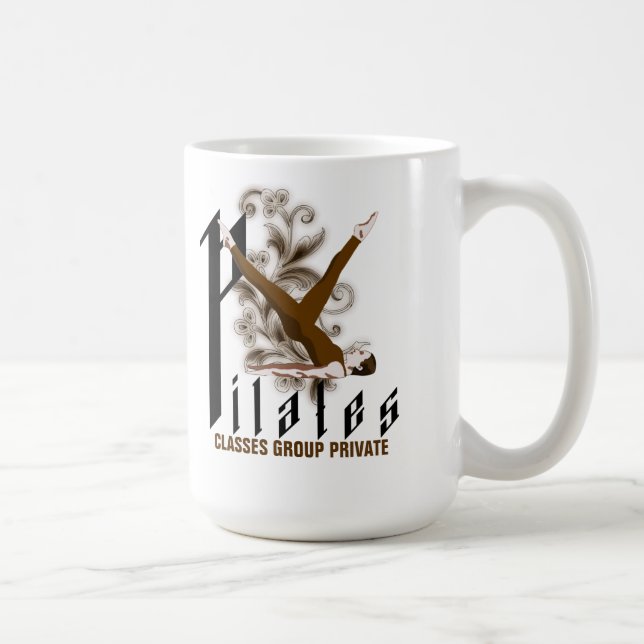 Pilates II - Café-, Mug de thé, Coupe (Droite)