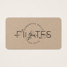 Pilates instructeur Pilates Carte de visite