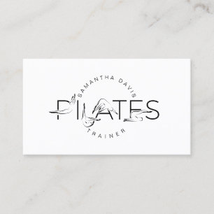 Pilates Instructor Pilates Business Card Visitenkarte