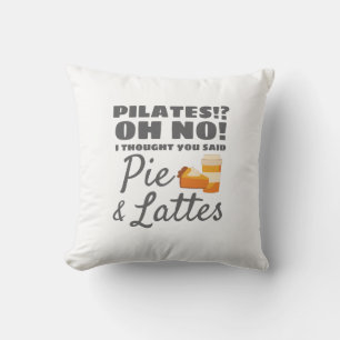 Pilates Instructor Pilates dachte, Kuchen Lattes Kissen