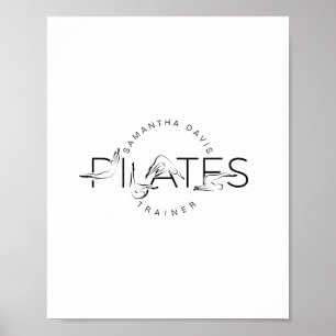 Pilates Instructor Pilates word Poster