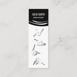 Pilates Instructor Vier Pilates Posen Mini Visitenkarte