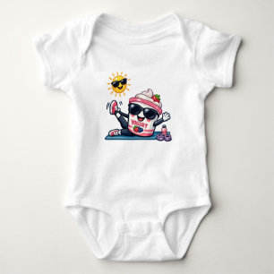 Pilates Joghurt Baby Strampler
