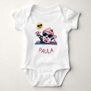 Pilates Joghurt  Baby Strampler