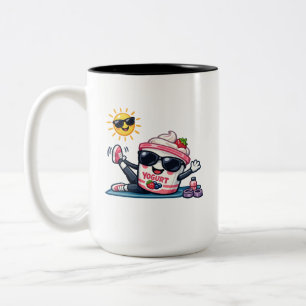 Pilates Joghurt Zweifarbige Tasse