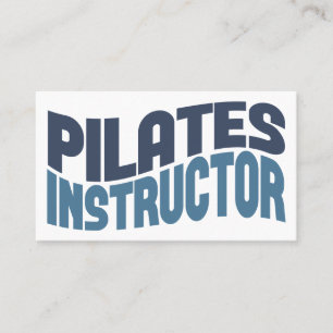 Pilates Lehrer-Visitenkarten Visitenkarte