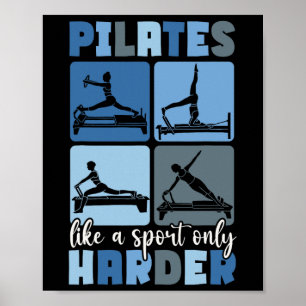 Pilates-Lehrer Yoga  Poster