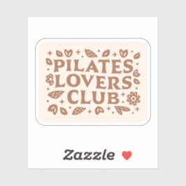 Pilates Liebhaber der Club-Ästhetik Aufkleber