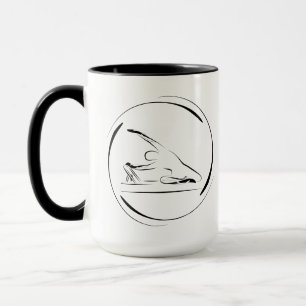 Pilates Meerjungfrau-Pose auf dem Reformer Tasse