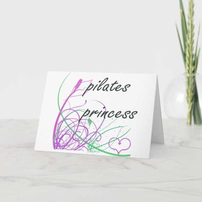 Pilates Method Fan! Pilates-Geschenke Karte (Vorderseite)