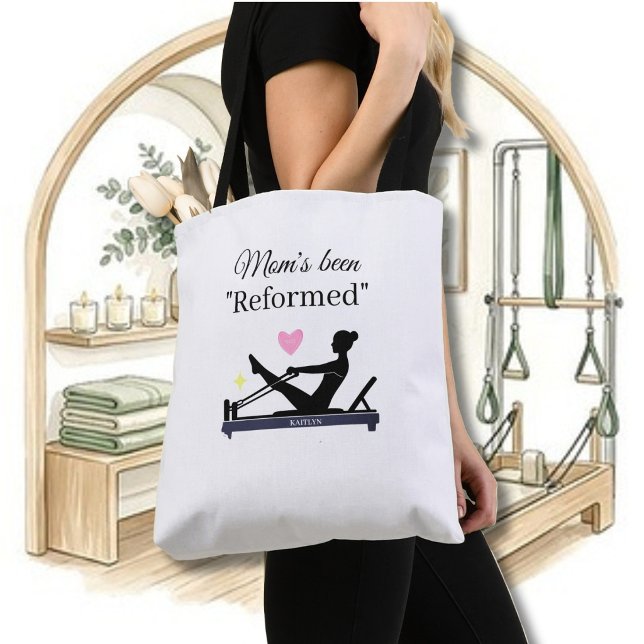 PILATES-MUTTER WURDE "REFORMIERT" REFOMER-NAME TASCHE (Von Creator hochgeladen)