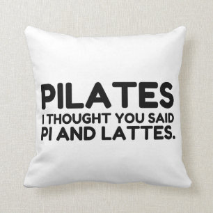 PILATES PI UND LATTE KISSEN
