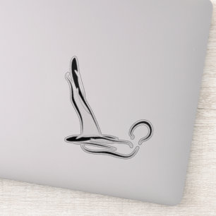 Pilates pose autocollant