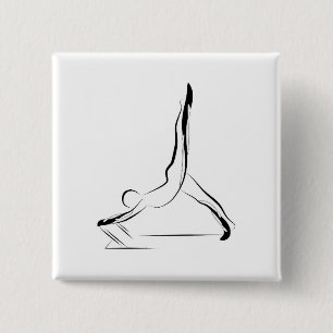 Pilates-Pose Button