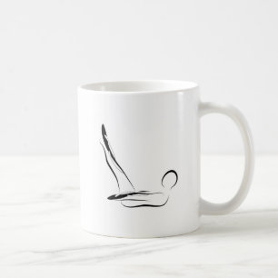 Pilates-Pose Kaffeetasse