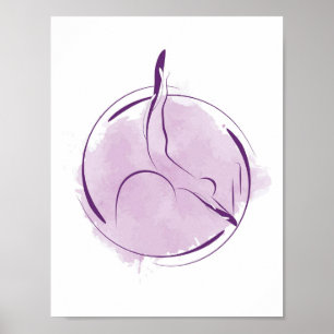 Pilates Pose Poster