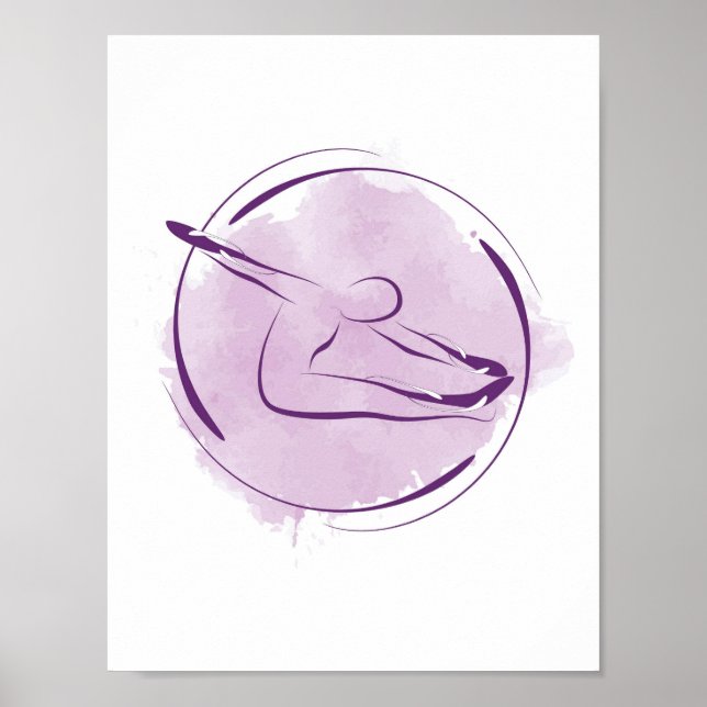 Pilates Pose Poster (Vorne)