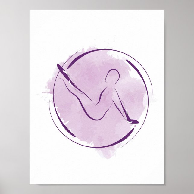 Pilates Pose Poster (Vorne)