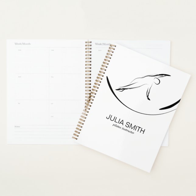 Pilates Pose Side Pli Flyer (Devant avec enveloppe)